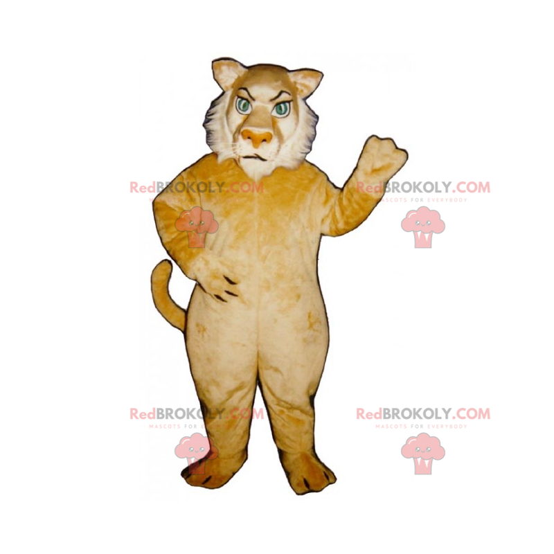 Mascote grande leoa - Redbrokoly.com