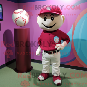 Magenta Baseball Ball...
