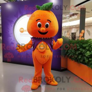 Orange Grape maskot kostume...