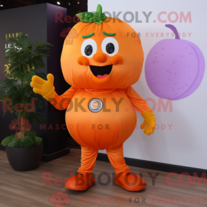 Máscara de uva laranja com...