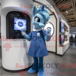 Blue Mare maskotdraktfigur...