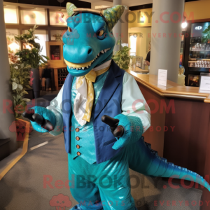 Turquoise Iguanodon...