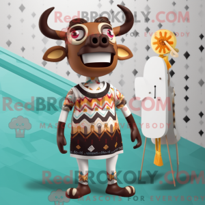 Postava maskota Tan Zebu...