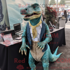 Blågrønn Allosaurus...