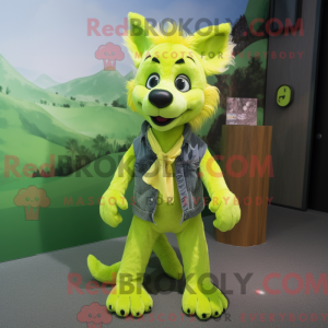 Limegrønn...