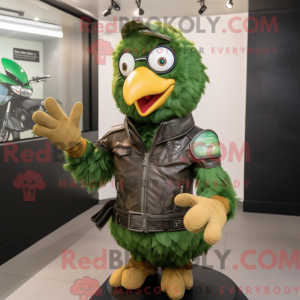 Forest Green Hens mascot...