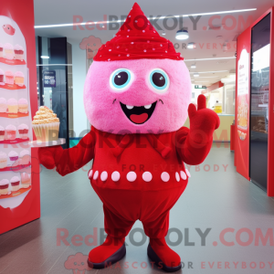 Postava maskota Red Cupcake...