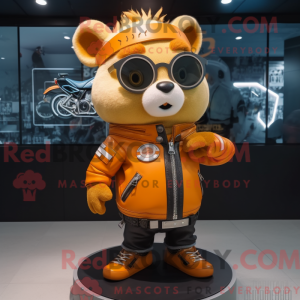 Orange hamster maskot...
