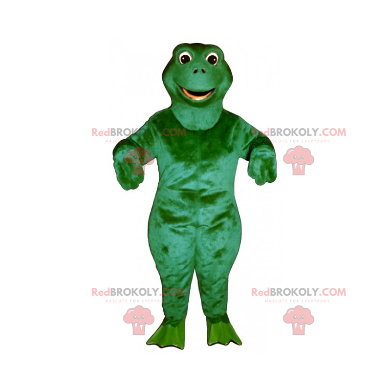 Mascota de la rana de cabeza redonda - Redbrokoly.com