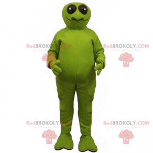 Frog mascot with big round eyes - Redbrokoly.com