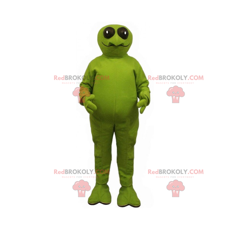 Frog mascot with big round eyes - Redbrokoly.com