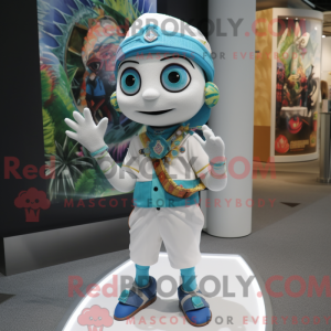 Gyromaskotdraktfigur kledd...