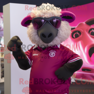 Postava maskota Magenta...
