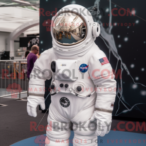 Astronautmaskotdraktfigur...