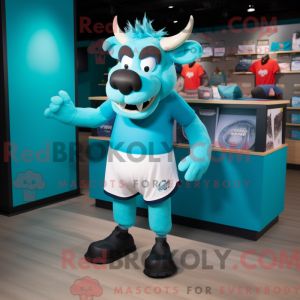 Máscara Cyan Buffalo com...