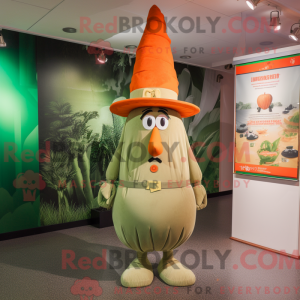 Olive Carrot maskot kostyme...