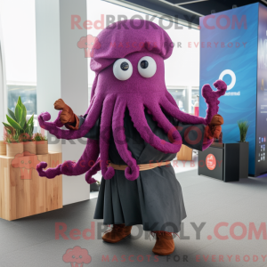 Máscara Magenta Octopus com...