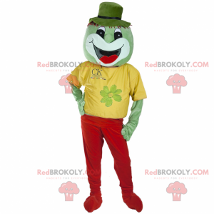 Froskemaskott i St. Patrick's Day-antrekk - Redbrokoly.com