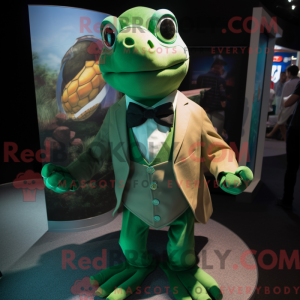 Grøn Turtle maskot kostume...