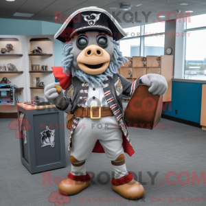 Disfraz de mascota pirata...