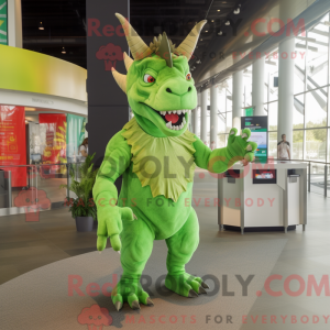 Limegrön Triceratops...