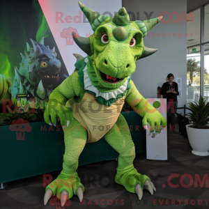 Lime Green Triceratops...