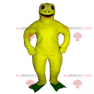 Yellow frog mascot - Redbrokoly.com