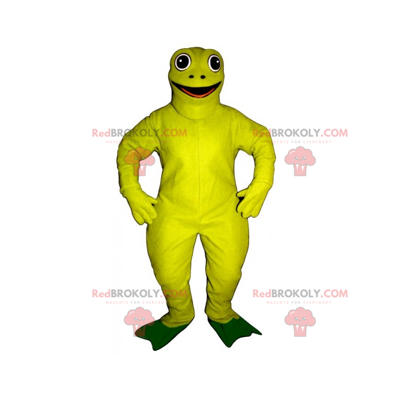 Gul frosk maskot - Redbrokoly.com