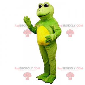 Uśmiechnięta maskotka żaba - Redbrokoly.com