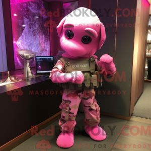 Personaggio mascotte Pink...