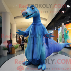 Blauw Brachiosaurus...
