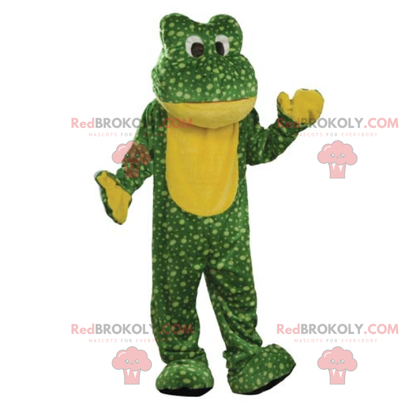 Mascotte de grenouille tachetée - Redbrokoly.com