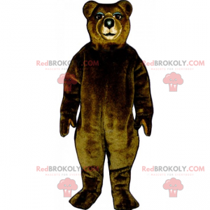 Klasický maskot grizzly - Redbrokoly.com
