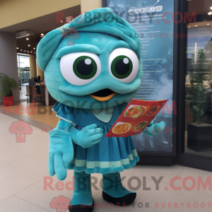 Disfraz de mascota Teal...