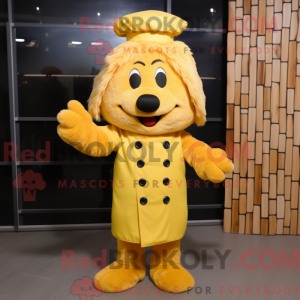 Yellow Shepard S Pie mascot...