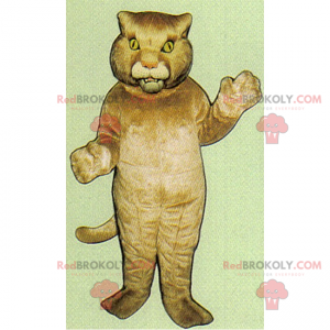 Mascotte del grande gatto - Redbrokoly.com