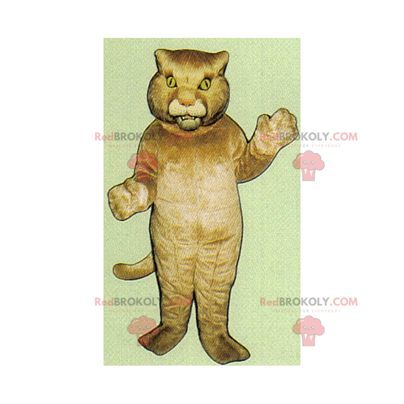 Big cat mascot - Redbrokoly.com