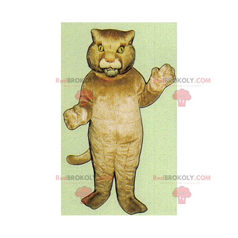 Grote kat mascotte - Redbrokoly.com