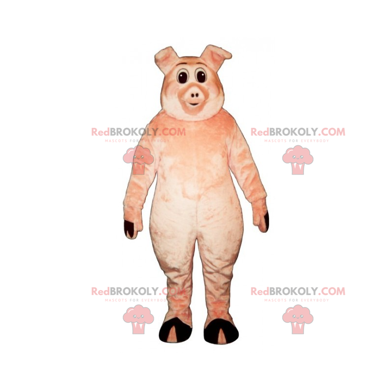 Großes Schweinemaskottchen - Redbrokoly.com