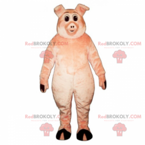 Großes Schweinemaskottchen - Redbrokoly.com