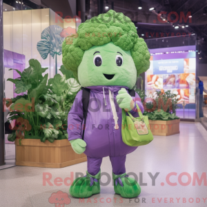 Lavender Broccoli mascot...
