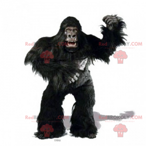 Grote gorilla-mascotte met lange haren - Redbrokoly.com