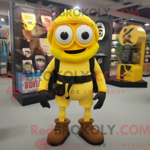 Gul Cyclops máscara de...