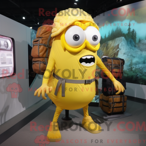 Yellow Cyclops mascot...