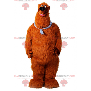 Mascotte de gros nounours aux poils doux - Redbrokoly.com