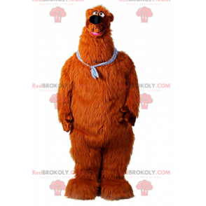 Mascotte de gros nounours aux poils doux - Redbrokoly.com