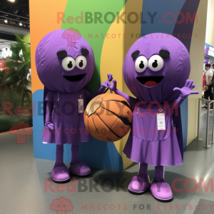 Purple Volleyball Ball...