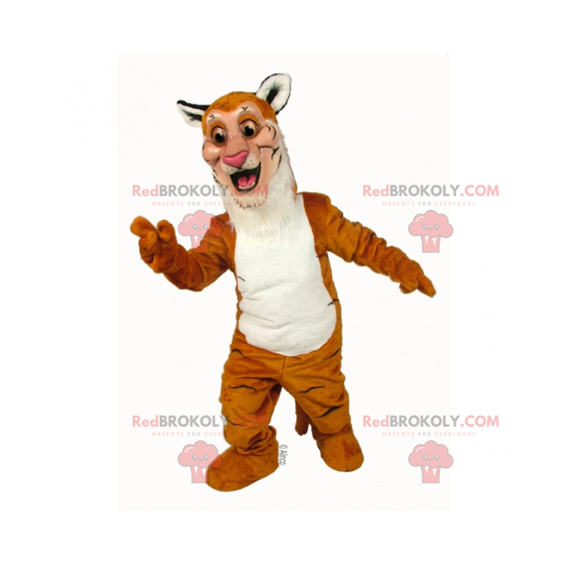 Tweekleurige cheetah-mascotte - Redbrokoly.com