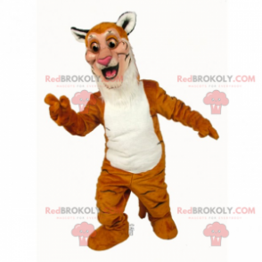 Tweekleurige cheetah-mascotte - Redbrokoly.com