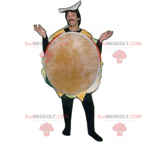 Hamburger mascot - Redbrokoly.com